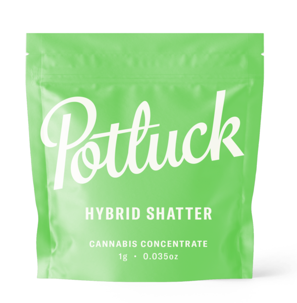 Potluck - Hybrid Shatter - cannabis Concentrate | Herbarium Canada