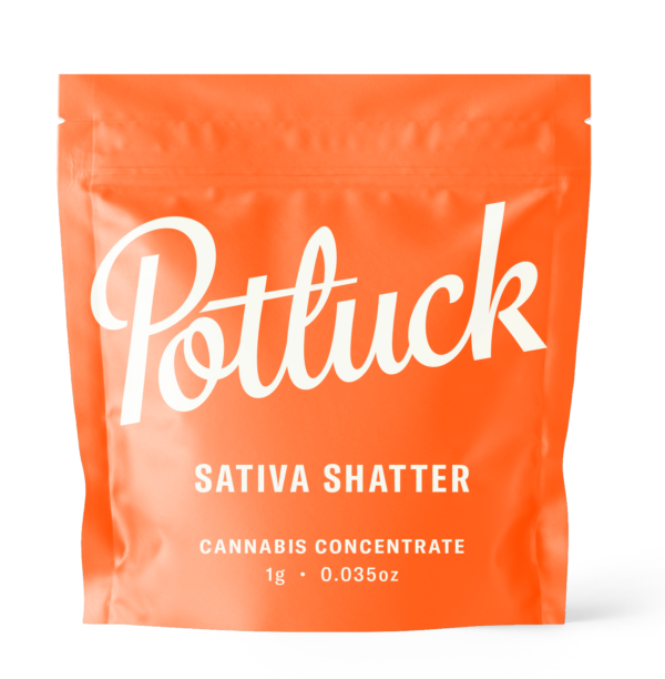 Potluck - Sativa Shatter - cannabis Concentrate | Herbarium Canada