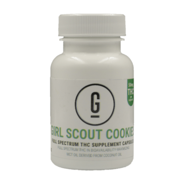 GRASS – THC Capsules – Girl Scout Cookies – 50mg | Herbarium Canada