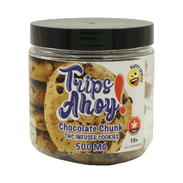 Trips Ahoy – Chocolate Chunk THC Infused Cookies – 500mg | Herbarium Canada