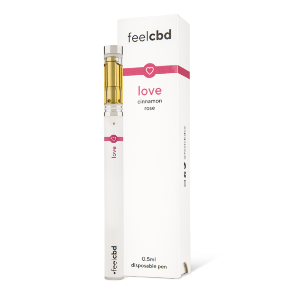 FeelCBD – Love – Dispsable CBD Vape Pen 0.5ml | Herbarium Canada