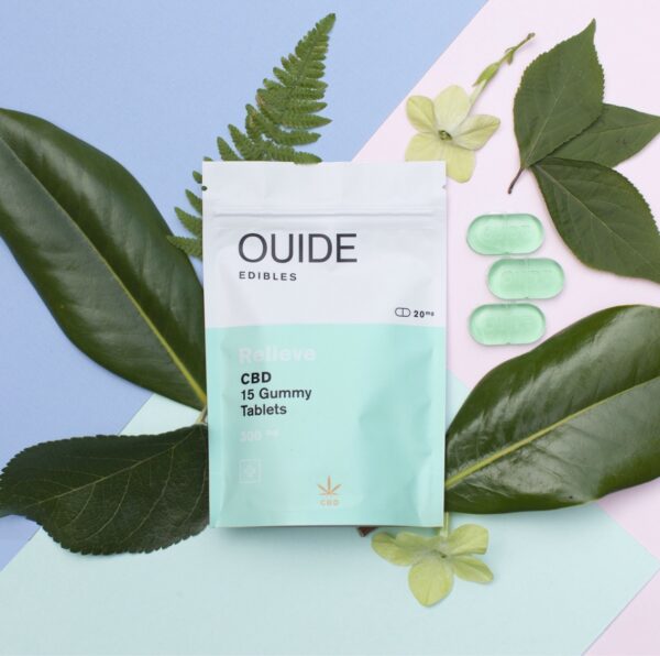 Ouide Edibles – Relieve – CBD gummies 300mg | Herbarium Canada