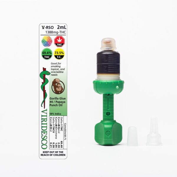 Viridesco – THC / RSO – Gorilla Punch – 2ml | Herbarium Canada