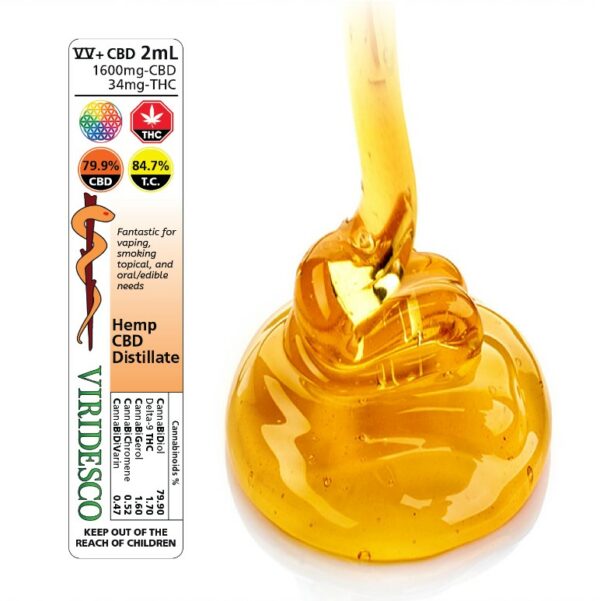 Viridesco – CBD Distillate – 2ml | Herbarium Canada