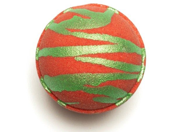 Nikki Stikki Botanicals – CBD Bath Bomb – Christmas Spirit Bomb (red/green) – 300mg CBD | Herbarium Canada