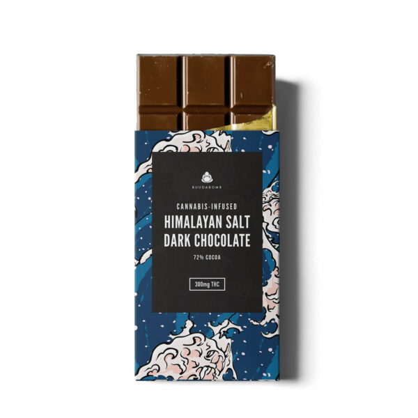 Buudabomb – Himalayan Salt Dark Chocolate – 300mg THC | Herbarium Canada