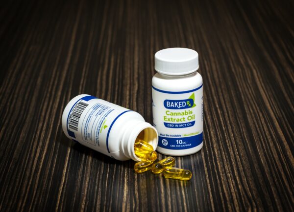 Baked Edibles – CBD Extract In MCT Oil Capsules 10mg or 20mg | Herbarium Canada