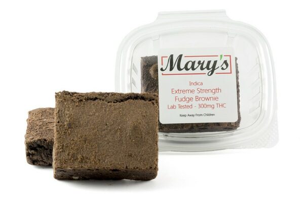 Mary’s Medibles – Extreme Strength Fudge Brownie – 300mg THC (Indica) | Herbarium Canada