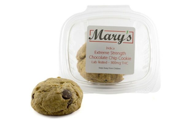 Mary’s Medibles – Extreme Strength Chocolate Chip Cookie – 300mg THC (Indica) | Herbarium Canada