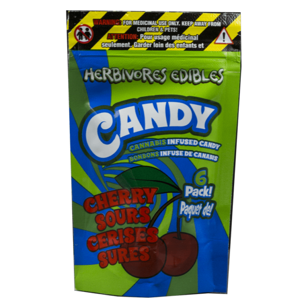 Herbivores Edibles – Cherry Sours Gummies | Herbarium Canada