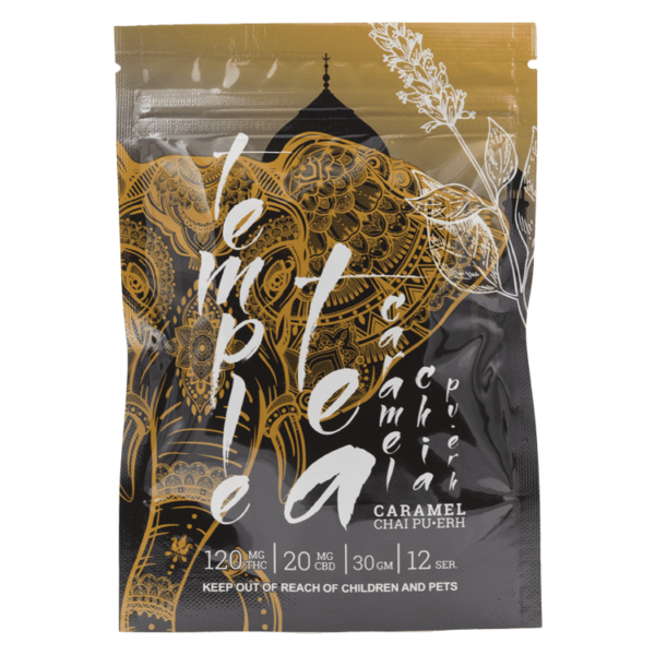 Temple Tea – Caramel Chai Pu-Erh 120mg THC | Herbarium Canada