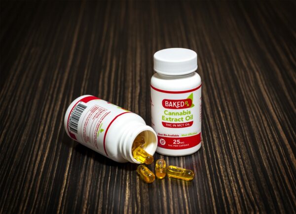 Baked Edibles – THC Extract Capsules 25mg | Herbarium Canada