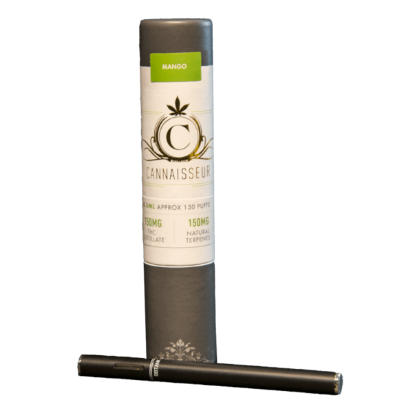 Cannaisseur – Disposable THC Distillate Pen – Mango 0.3ml | Herbarium Canada