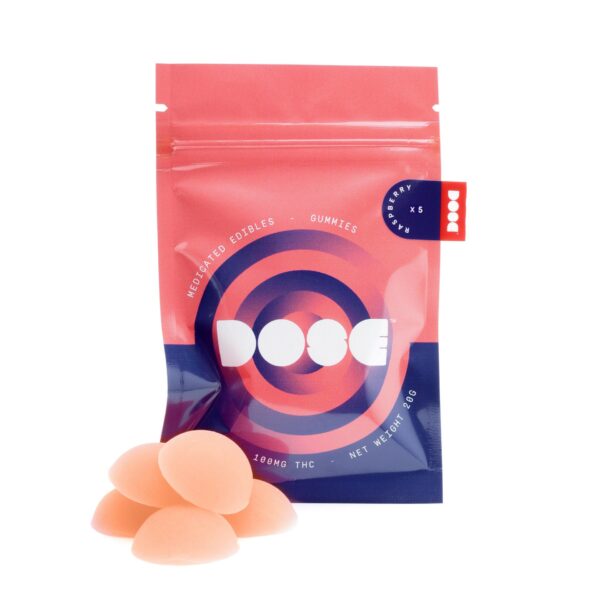 Dose Edibles Gummies – Raspberry | Herbarium Canada