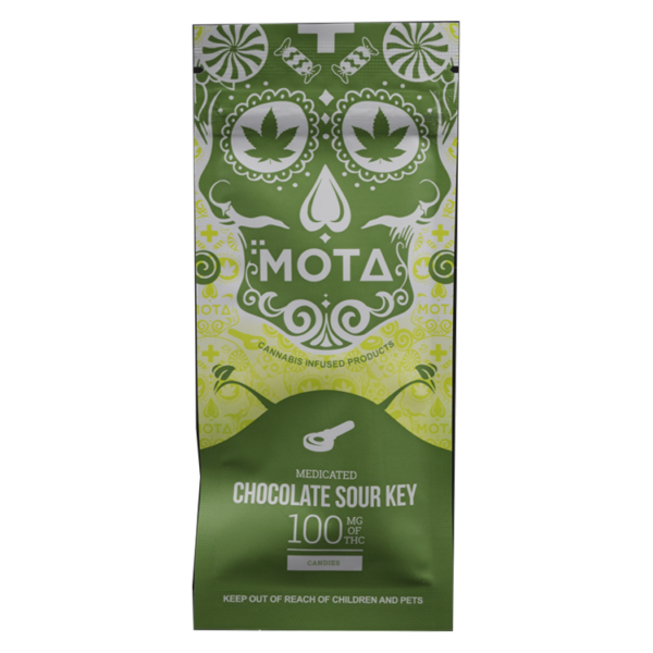 MOTA Edibles – Chocolate Sour Key – 100mg THC | Herbarium Canada