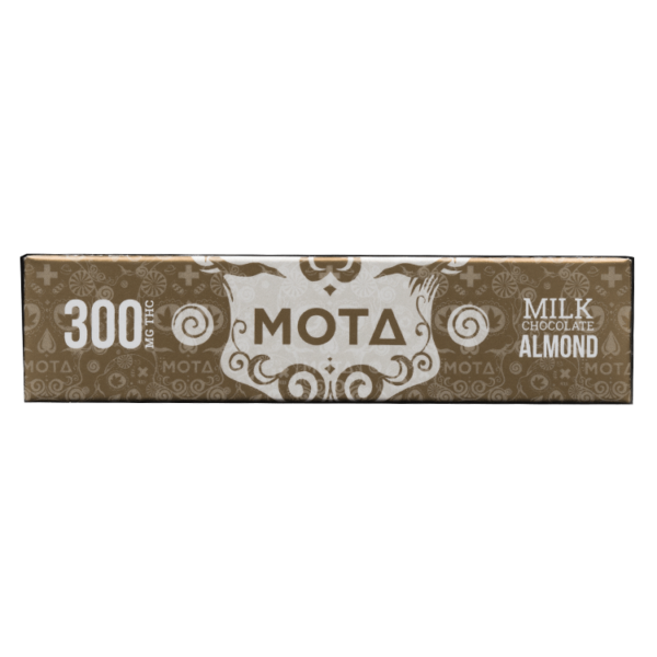 MOTA Edibles – Milk Chocolate Almond Bar – 300mg THC | Herbarium Canada