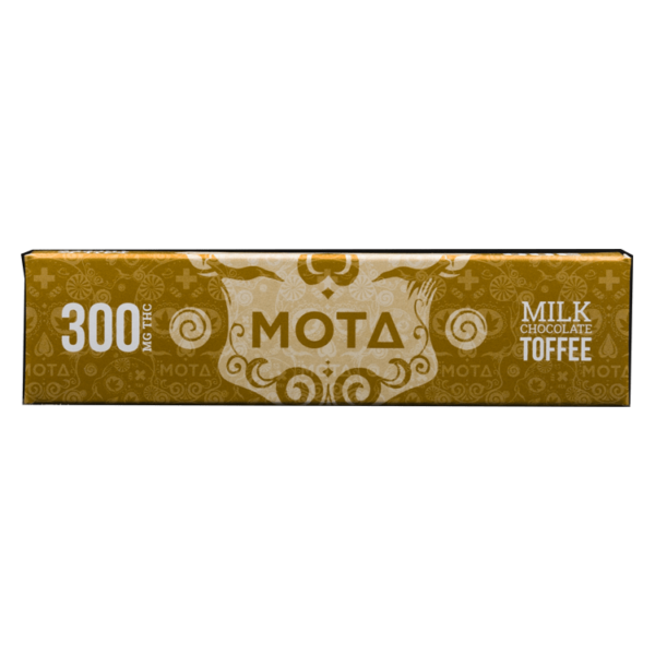 MOTA Edibles – Milk Chocolate Toffee Bar – 300mg THC | Herbarium Canada