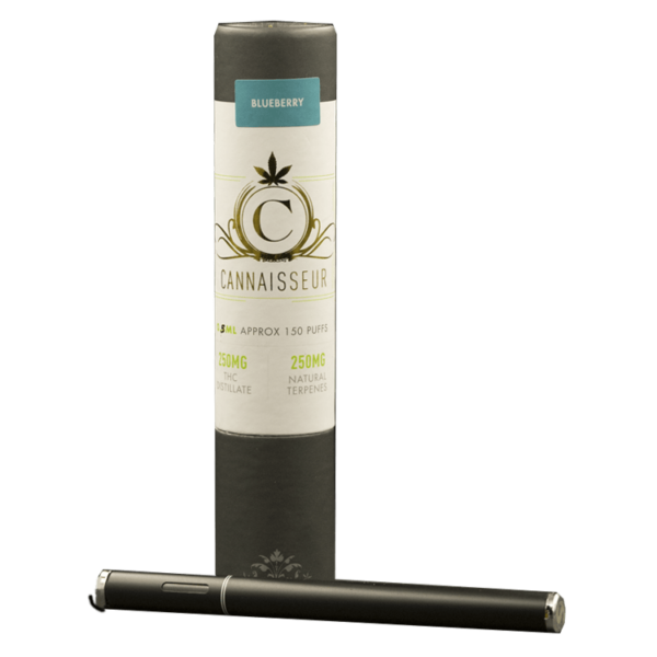 Cannaisseur – Disposable THC Distillate Pen – Blueberry 0.5ml | Herbarium Canada