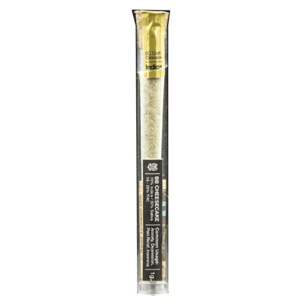 Flowerpwr – Pre-Roll – BB Cheesecake – 1g | Herbarium Canada