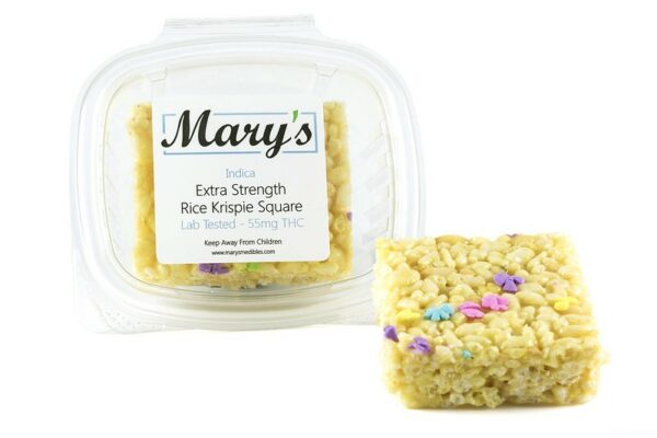 Mary’s Medibles – Extra Strength Rice Krispie Square – 55mg THC (Indica) | Herbarium Canada