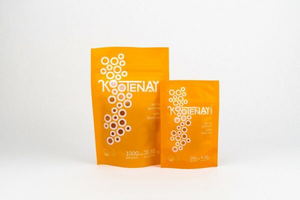 Kootenay Labs – Sativa Gummies – Apricot – 250mg THC | Herbarium Canada