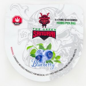 The Green Samurai – Blueberry Gummies – 150mg | Herbarium Canada