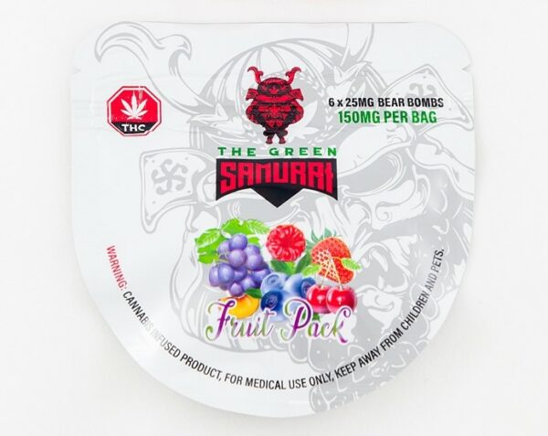 The Green Samurai – Fruit Pack Gummies – 150mg | Herbarium Canada