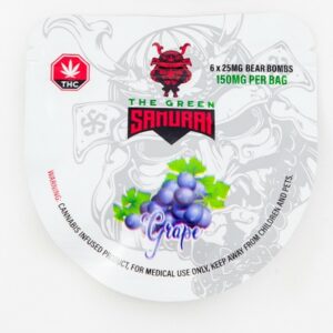 The Green Samurai – Grape Gummies – 150mg | Herbarium Canada