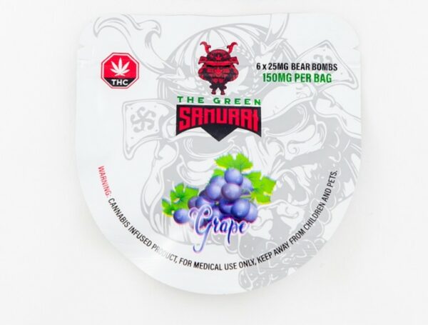 The Green Samurai – Grape Gummies – 150mg | Herbarium Canada