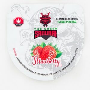 The Green Samurai – Strawberry Gummies – 150mg | Herbarium Canada