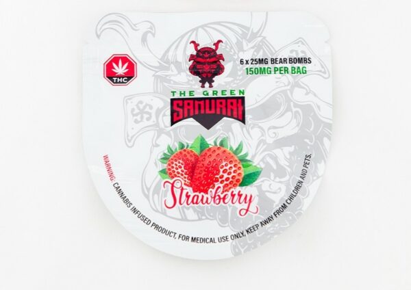 The Green Samurai – Strawberry Gummies – 150mg | Herbarium Canada