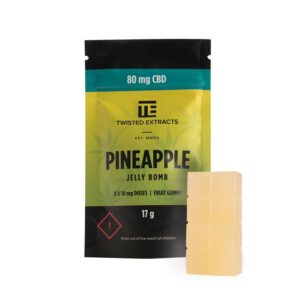 Twisted Extracts – Pineapple Jelly Bombs – CBD | Herbarium Canada