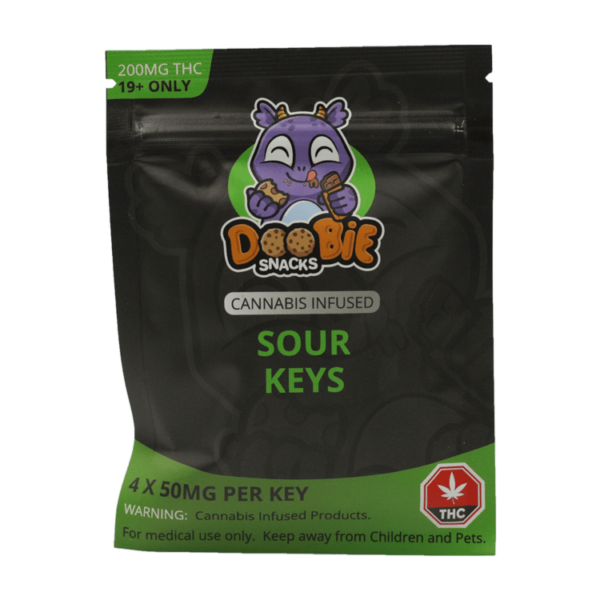 Doobie Snacks – CBD Sour Gummy Bears – 150mg CBD | Herbarium Canada