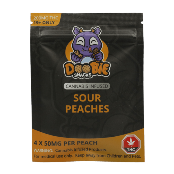 Doobie Snacks – CBD Sour Gummy Bears – 150mg CBD | Herbarium Canada