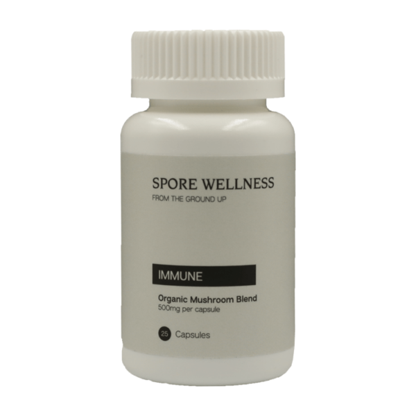 Spore Wellness – Organic Mushroom Blend – 500mg | Herbarium Canada