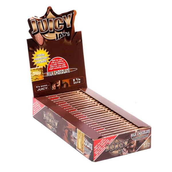 Juicy Jay’s – Hemp Papers (1.25 Inch) – Milk Chocolate | Herbarium Canada