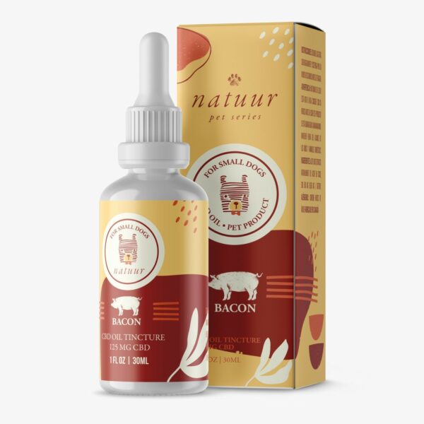 Natuur – Pet Series – CBD Oil For Small Dogs – Bacon Flavour – 125mg | Herbarium Canada