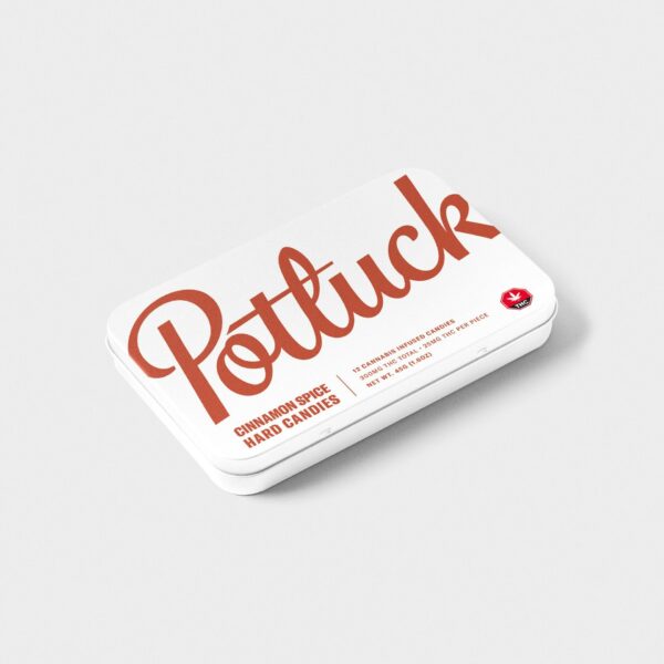 Potluck – Hard Candy – Cinnamon Spice – 300mg THC | Herbarium Canada