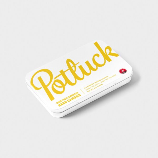 Potluck – Hard Candy – Sour Yuzu Lemonade – 300mg THC | Herbarium Canada