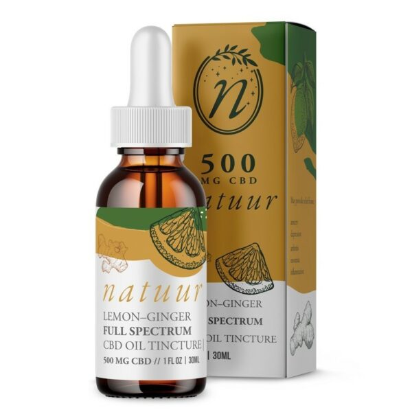 Natuur – Full Spectrum CBD Oil Tincture – Lemon Ginger – 1000mg | Herbarium Canada