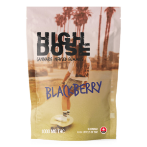 High Dose – cannabis Infused Gummies – Blackberry – 1000mg/1500mg | Herbarium Canada