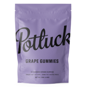 Potluck Extracts – Grape Gummies (1:1) – 100mg THC / 100mg CBD | Herbarium Canada