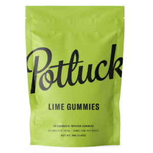 Potluck Extracts – Lime Gummies (CBD) – 200mg | Herbarium Canada