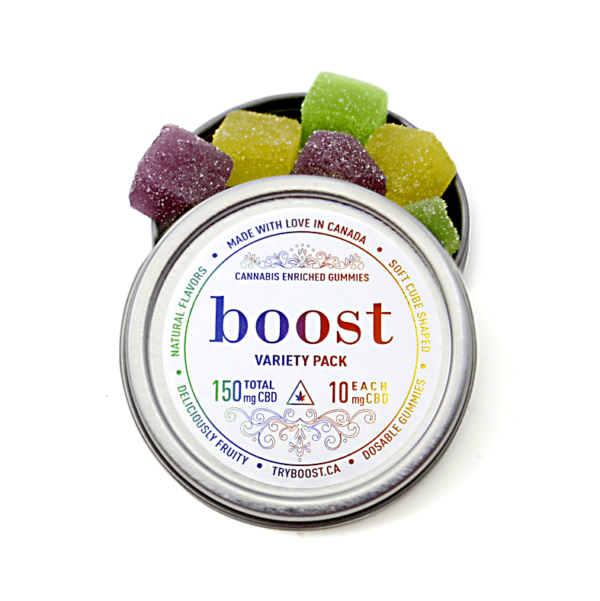 Boost – CBD Variety Pack Gummies – 150mg | Herbarium Canada