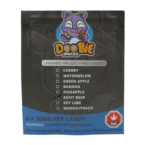 Doobie Snacks – Hard Candies – 180mg THC | Herbarium Canada