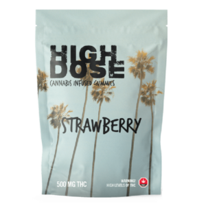 High Dose – cannabis Infused Gummies – Strawberry – 500mg/1000mg | Herbarium Canada