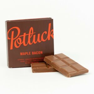 Potluck – Infused Chocolate – Maple Bacon – 300mg THC | Herbarium Canada