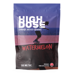 High Dose – cannabis Infused Gummies – Watermelon – 500mg/1000mg | Herbarium Canada