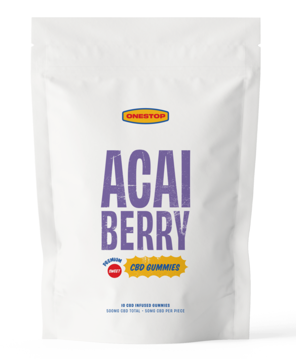 OneStop – Açai Berry CBD Gummies 500mg | Herbarium Canada