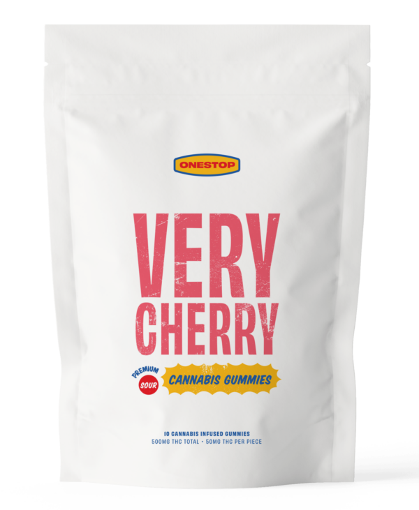 Onestop – Very Cherry THC Gummies 500mg | Herbarium Canada